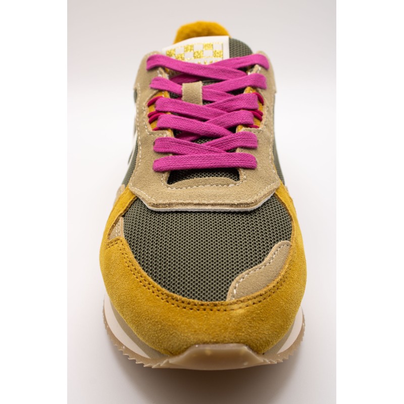 Baskets Mia Jogger olive/sable/maïs - NO NAME Femme