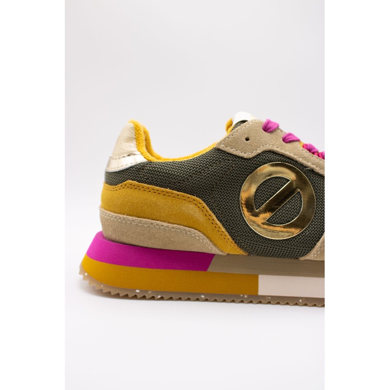 Baskets Mia Jogger olive/sable/maïs - NO NAME Femme