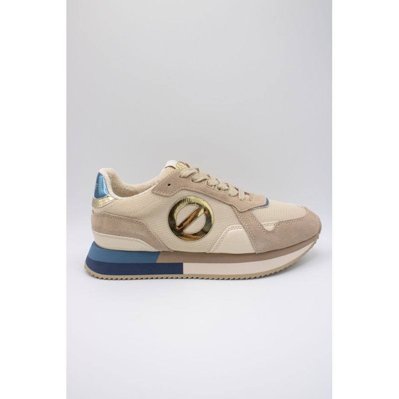 Baskets Mia Jogger bleu/beige - NO NAME Femme