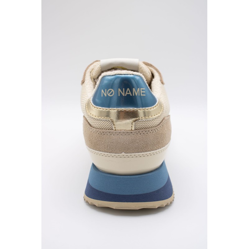 Baskets Mia Jogger bleu/beige - NO NAME Femme