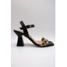 Sandales en cuir à talon fantaisie - PATRICIA MILLER Femme