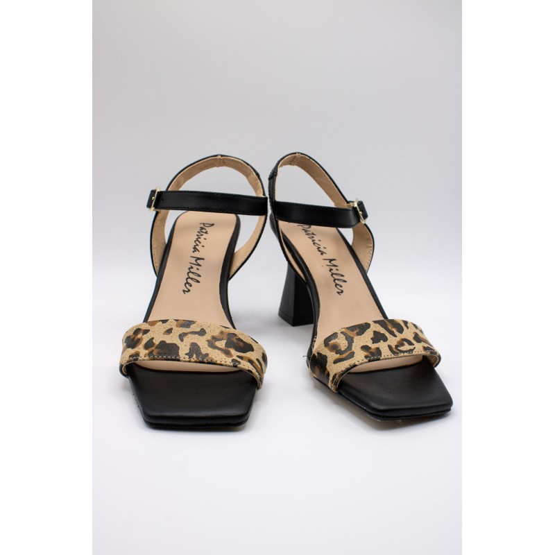 Sandales en cuir à talon fantaisie - PATRICIA MILLER Femme