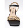 Sandales en cuir à talon fantaisie - PATRICIA MILLER Femme