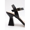Sandales en cuir à talon fantaisie - PATRICIA MILLER Femme