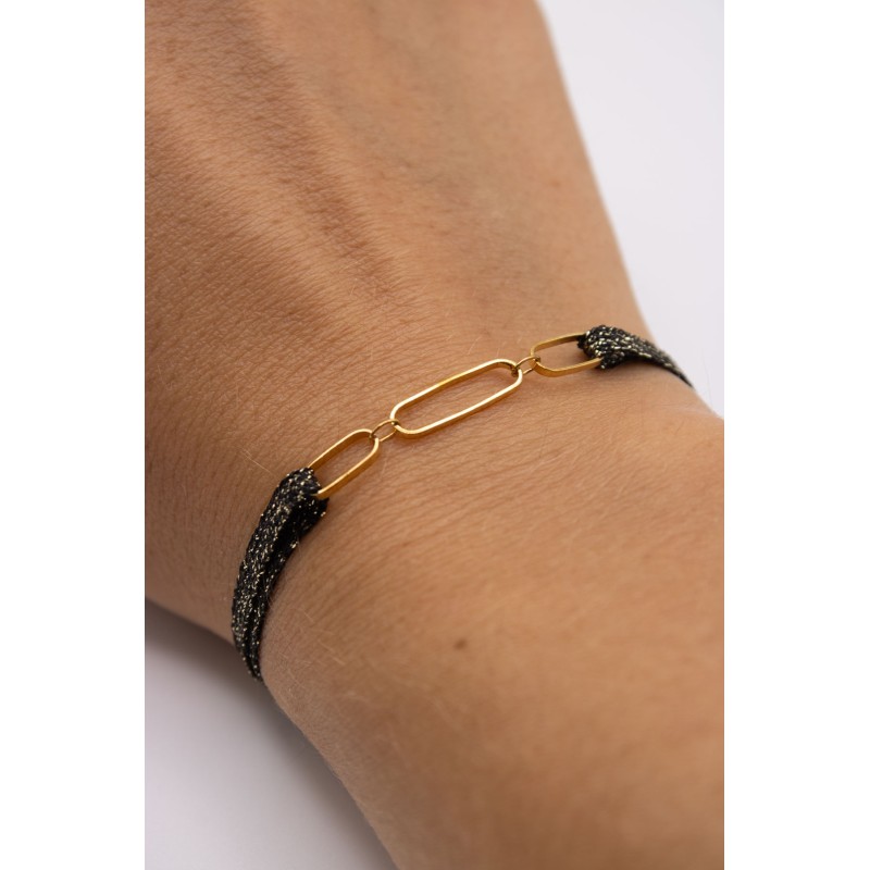 Bracelet ALMA plaqué or | Bracelet femme GUILA PARIS