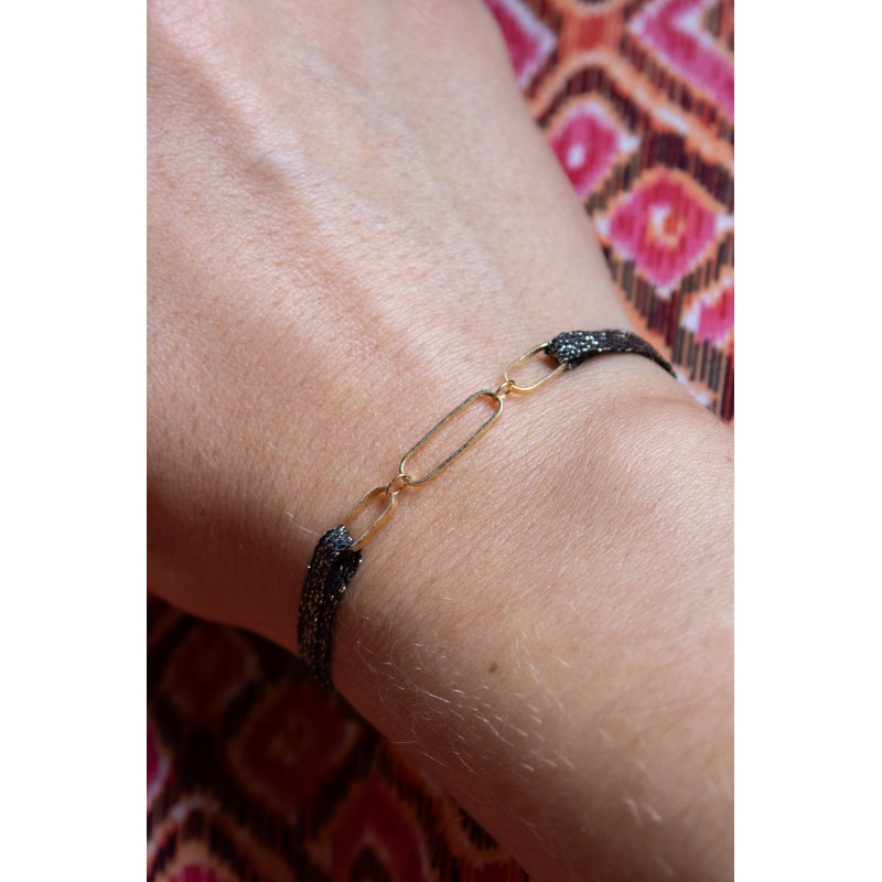 Bracelet ALMA plaqué or | Bracelet femme GUILA PARIS