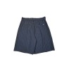 Bermuda à pinces rayé bleu marine PLEASE Femme D0LDDFU000