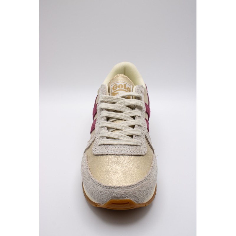 Gola Daytona Blaze femme – Baskets or cerise beige