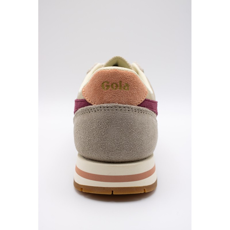 Gola Daytona Blaze femme – Baskets or cerise beige