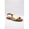 Sandales Carla Tortosa 11477 dorées femme en cuir