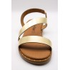 Sandales Carla Tortosa 11477 dorées femme en cuir