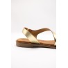Sandales Carla Tortosa 11477 dorées femme en cuir