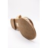 Sandales Carla Tortosa 11477 dorées femme en cuir