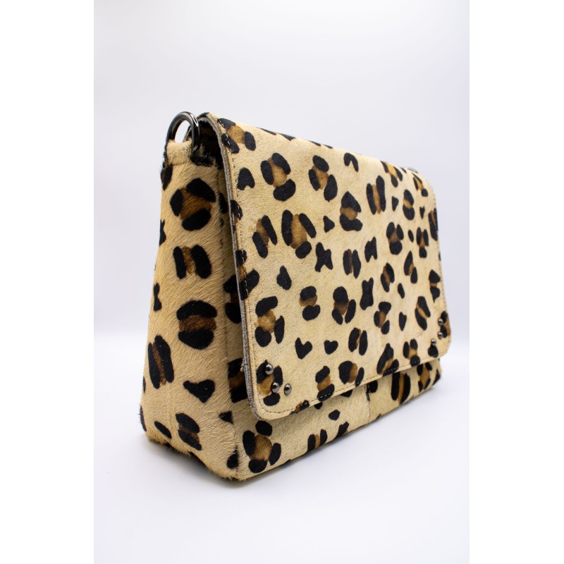Sac bandoulière cuir léopard femme alba0928 CHARLAY STONE