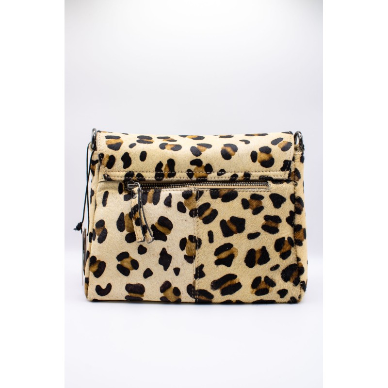 Sac bandoulière cuir léopard femme alba0928 CHARLAY STONE