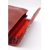Sac cuir rouge effet croco MAYLI4682 CHARLAY STONE