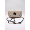 Sac cuir blanc femme ALICE HE899 CHARLAY STONE