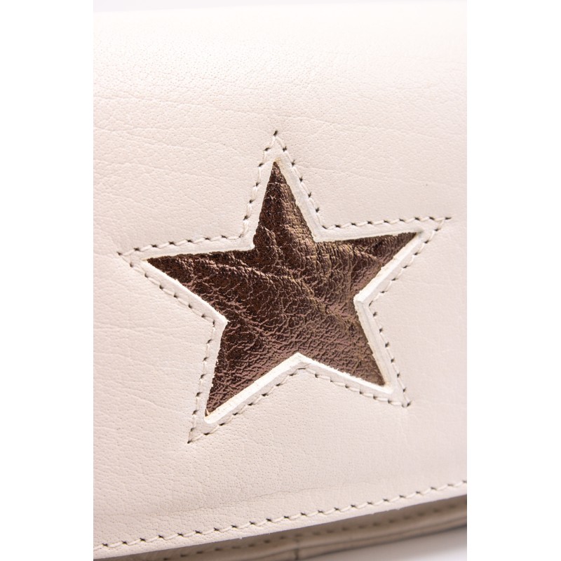 Sac cuir blanc femme ALICE HE899 CHARLAY STONE