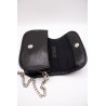 Sac cuir noir fourrure ALINE37113 CHARLAY STONE