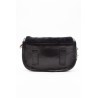 Sac cuir noir fourrure ALINE37113 CHARLAY STONE
