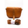 Sac cuir camel clouté RAPHAELLE4403 CHARLAY STONE