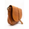 Sac cuir camel clouté RAPHAELLE4403 CHARLAY STONE
