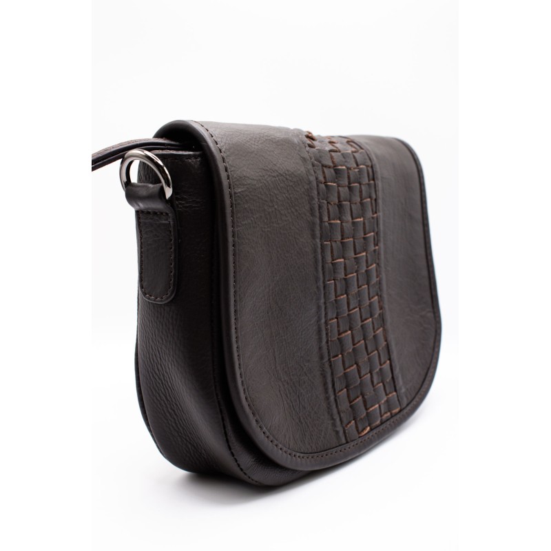 Sac cuir marron LOU5004 CHARLAY STONE