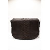 Sac cuir marron LOU5004 CHARLAY STONE