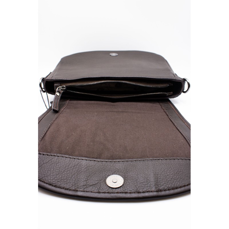 Sac cuir marron LOU5004 CHARLAY STONE
