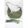 Petit sac à main en cuir vert amande | Femme