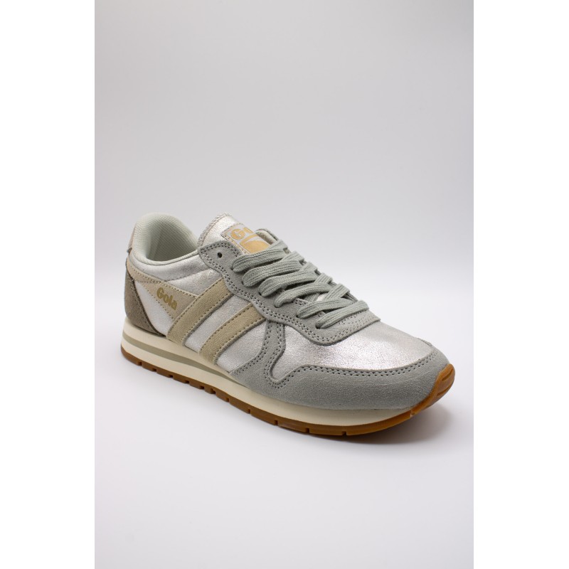 Daytona Blaze Silver, Wheat, feather grey - Baskets femme Gola