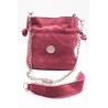 Sac bourse cuir rose Charlay Stone 17 x 16 cm