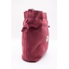 Sac bourse cuir rose Charlay Stone 17 x 16 cm