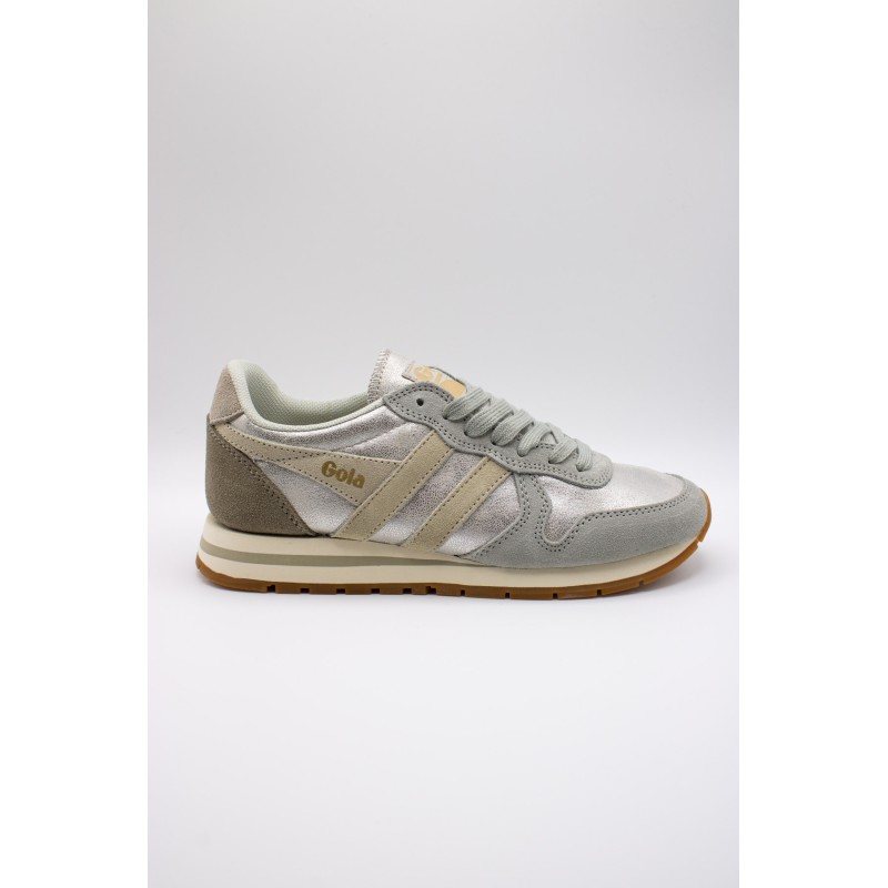 Daytona Blaze Silver, Wheat, feather grey - Baskets femme Gola