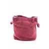 Sac bourse cuir rose Charlay Stone 17 x 16 cm