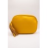 Sac à main cuir jaune bandoulière réglable MARLON