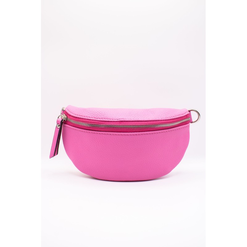 Banane cuir rose bonbon Marlon fabrication Italie