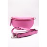 Banane cuir rose bonbon Marlon fabrication Italie