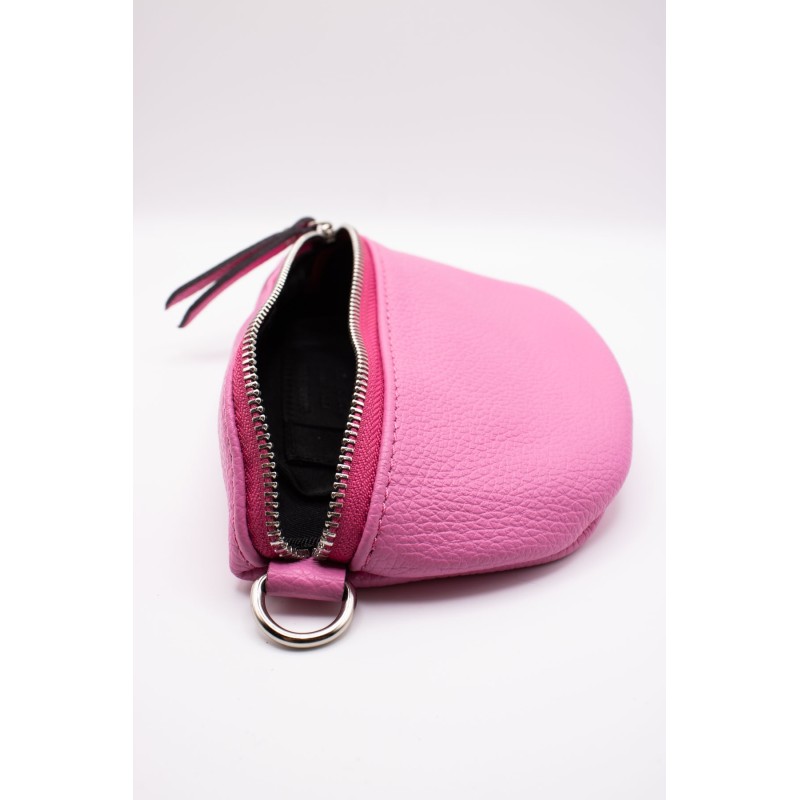 Banane cuir rose bonbon Marlon fabrication Italie