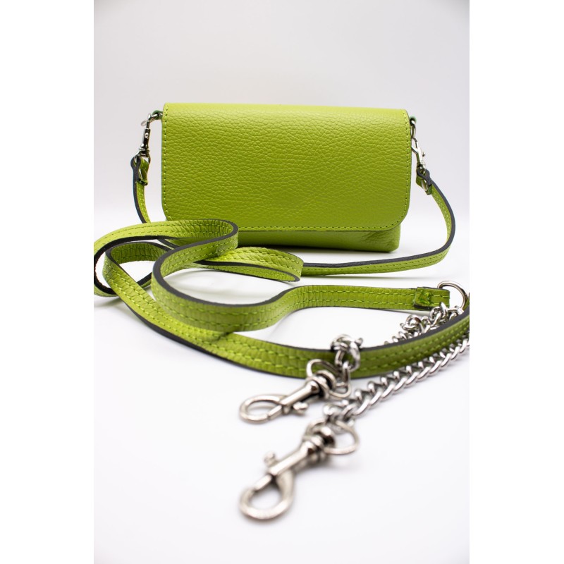Mini sac pochette cuir Marlon fabrication Italie