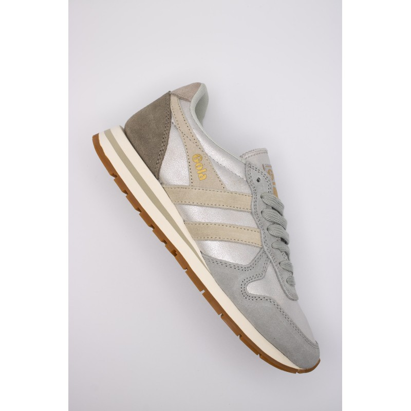 Daytona Blaze Silver, Wheat, feather grey - Baskets femme Gola