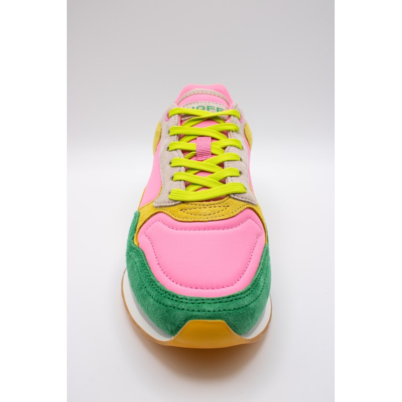 Sneakers Santa Marta HOFF vert et rose femme