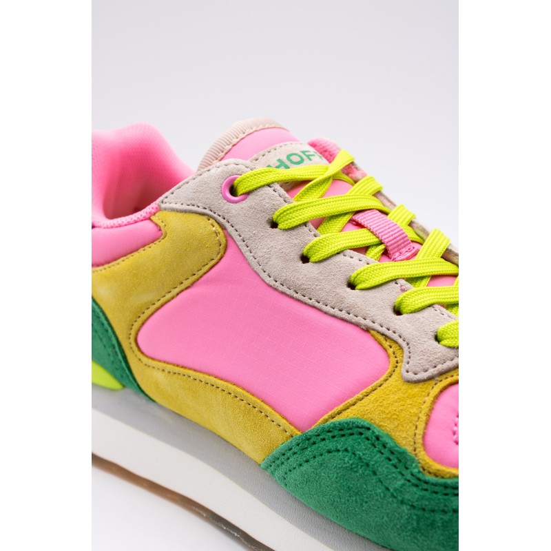 Sneakers Santa Marta HOFF vert et rose femme