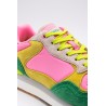Sneakers Santa Marta HOFF vert et rose femme