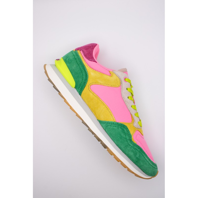 Sneakers Santa Marta HOFF vert et rose femme