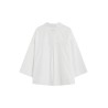 Blouse blanche oversize femme en coton | Grace & Mila