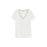 T-shirt femme col V manches courtes | Grace & Mila