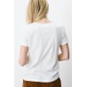 T-shirt femme col V manches courtes | Grace & Mila