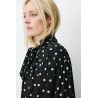 Blouse à pois femme col lavallière | Grace & Mila