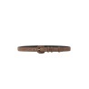 Ceinture taupe femme effet suède | Grace & Mila